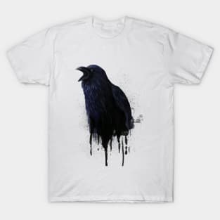 Dripping crow T-Shirt